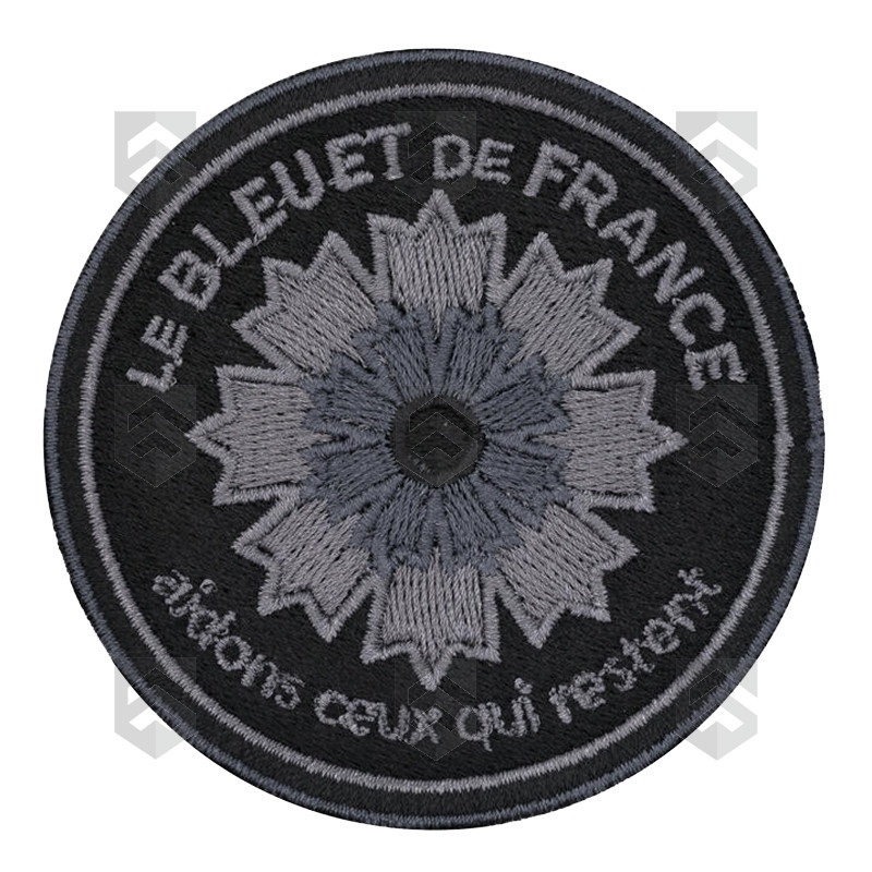Ecusson Bleuet de France brodé Basse Visibilité