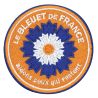 Ecusson Bleuet de France brodé Protection Civile