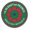Ecusson Bleuet de France brodé Service Energie Opérationnelle