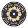 Ecusson Bleuet de France brodé Service Commissariat aux Armées