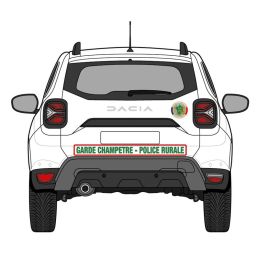 Kit de Sérigraphie GC/PR pour véhicule léger (face arrière)