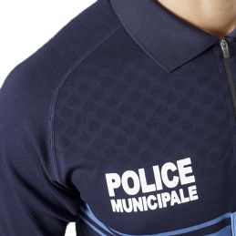 Polo Police Municipale Airflow DMB Bleu Marine