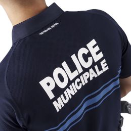 Polo Police Municipale Airflow DMB Bleu Marine