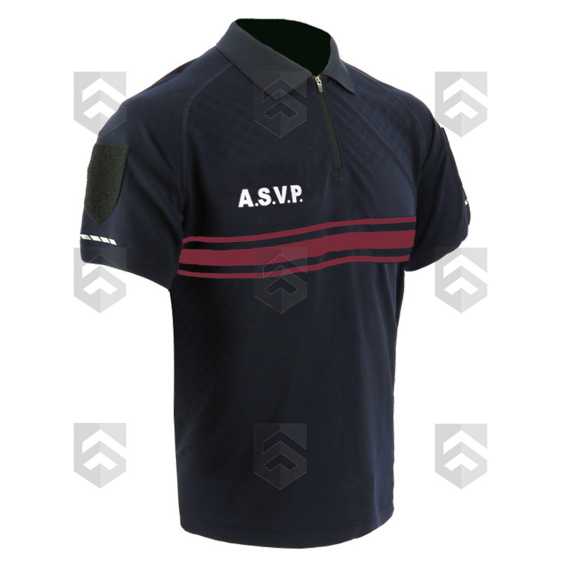 Polo ASVP Airflow Orod Bleu Marine