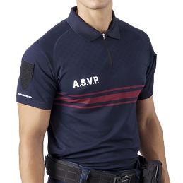 Polo ASVP Airflow Orod Bleu Marine
