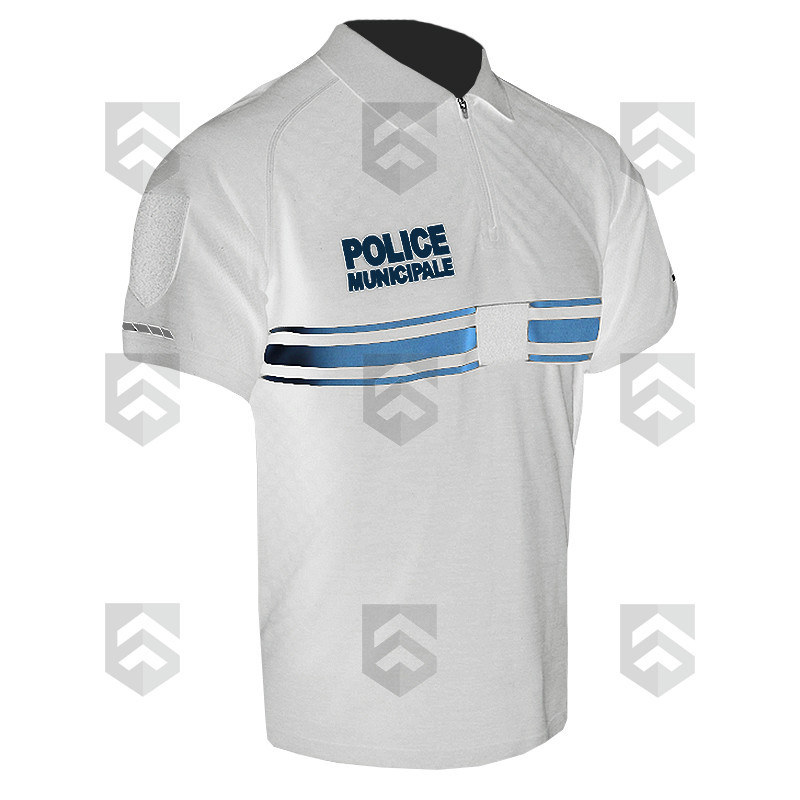 Polo Police Municipale Airflow Orod Blanc