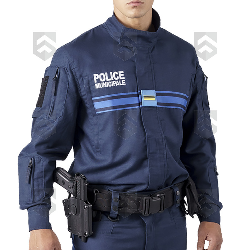 Chemise Ripstop Police Municipale Titan Orod Bleu Marine 