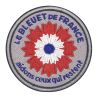 Ecusson Bleuet de France brodé Police Nationale