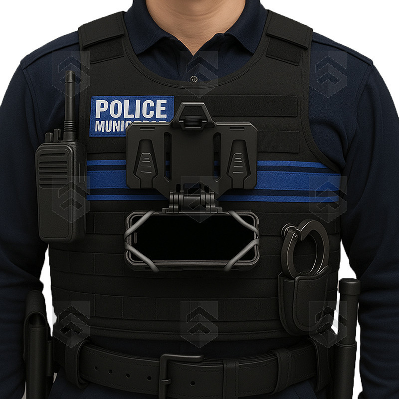 Support De Téléphone Patrol pour Gilet Tactique MOLLE