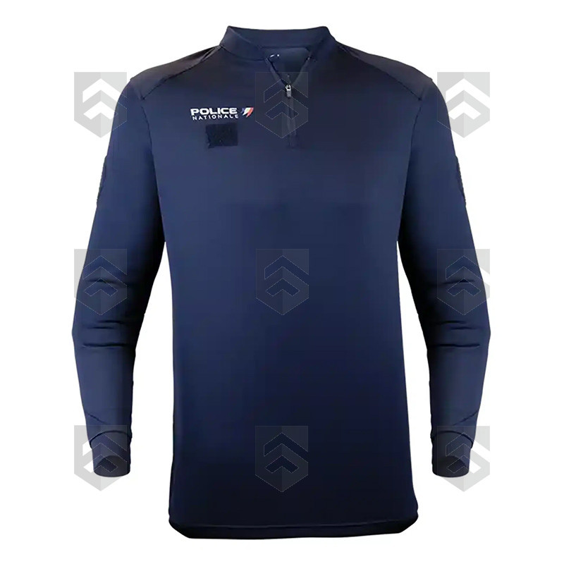 Polo Police Nationale ML Respirant GK Pro Bleu Marine