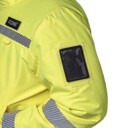 Parka Hardshell WF 150 HV-TAPE Sécu-One Sécurité Privée A10 Equipment Jaune