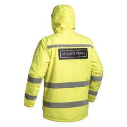 Parka Hardshell WF 150 HV-TAPE Sécu-One Sécurité Privée A10 Equipment Jaune