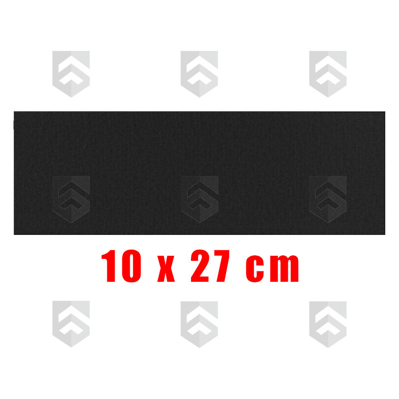 Patch Velcro Femelle à Coudre 10 cm x 27 cm Noir