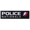 Bande Gomme 3D Police 7.5 x 28 cm avec griffes tricolores