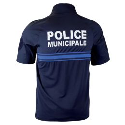 Chemise UBAS Police Municipale GK Pro Manches Courtes Bleu Marine