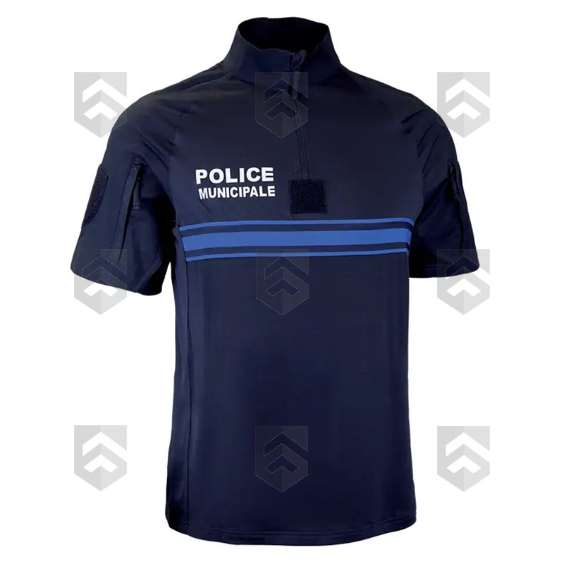 Chemise UBAS Police Municipale GK Pro Manches Courtes Bleu Marine