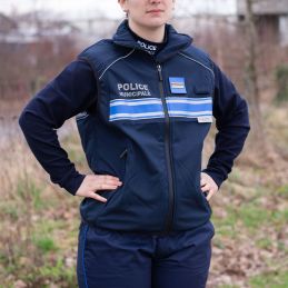 Gilet Softshell Police Municipale Bodywarmer Callens Bleu Marine