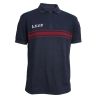 Polo ASVP Respirant MC EK Bleu Marine Col Zippé