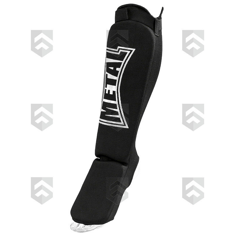 Protège Tibias et Pieds METAL BOXE Noir