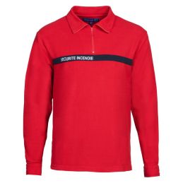 Chemise F1 coton Sécurité Incendie Cityguard Rouge