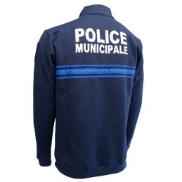 Sweat Police Municipale EK brodé col montant