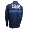 Sweat Police Municipale EK brodé col montant