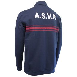 Sweat ASVP EK brodé col montant