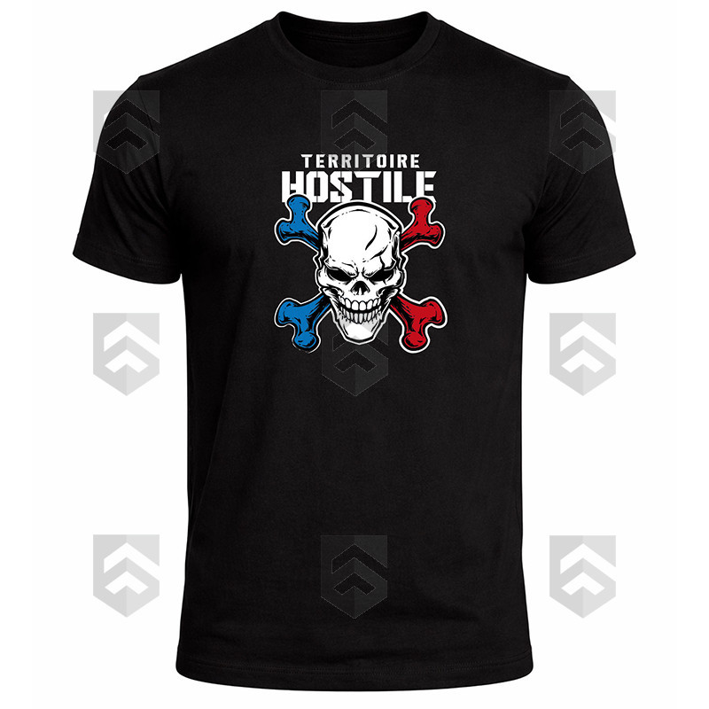 T-shirt MC Territoire Hostile Opex Tricolore
