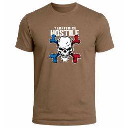 T-shirt MC Territoire Hostile Opex Tricolore