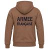 Sweat à capuche Brodé Armée Française Opex