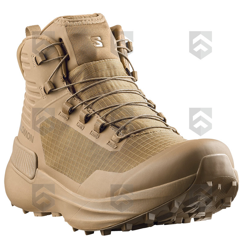 Chaussures SALOMON GENESIS FORCES MID Gore-Tex Coyote