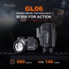 Lampe Tactique pour arme de poing GL06 Fenix 600 Lumens