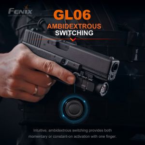 Lampe Tactique pour arme de poing GL06 Fenix 600 Lumens