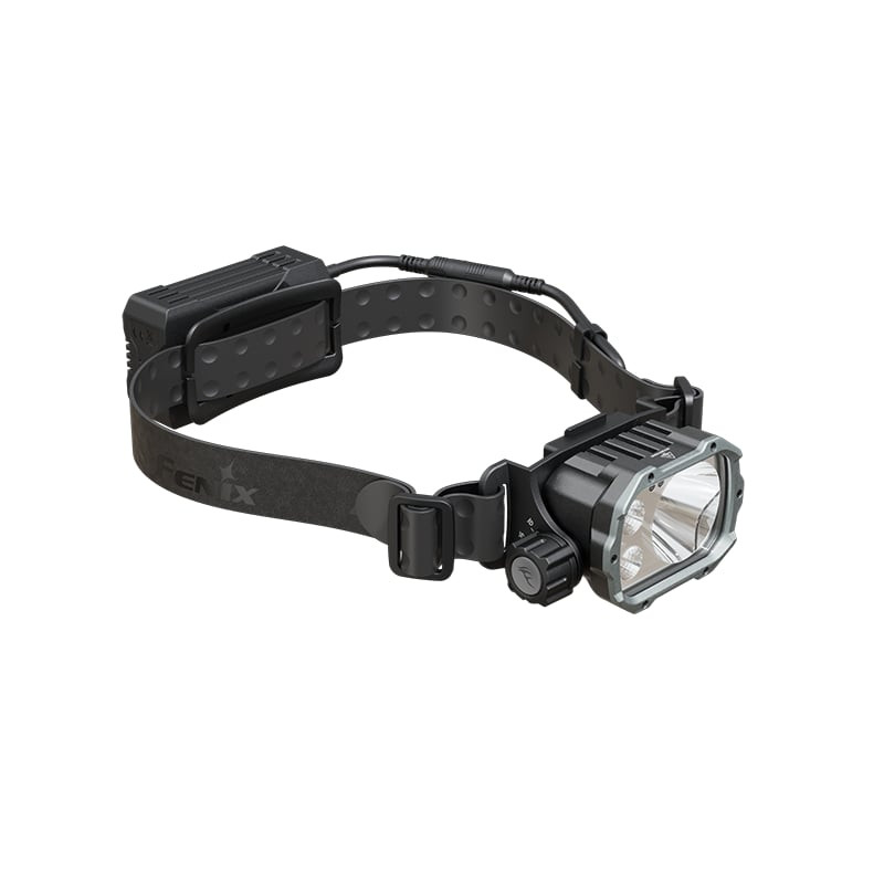 Système de sangle et bandeau pour lampe frontale Fenix HP35R pour un maintien sécurisé pendant l'act