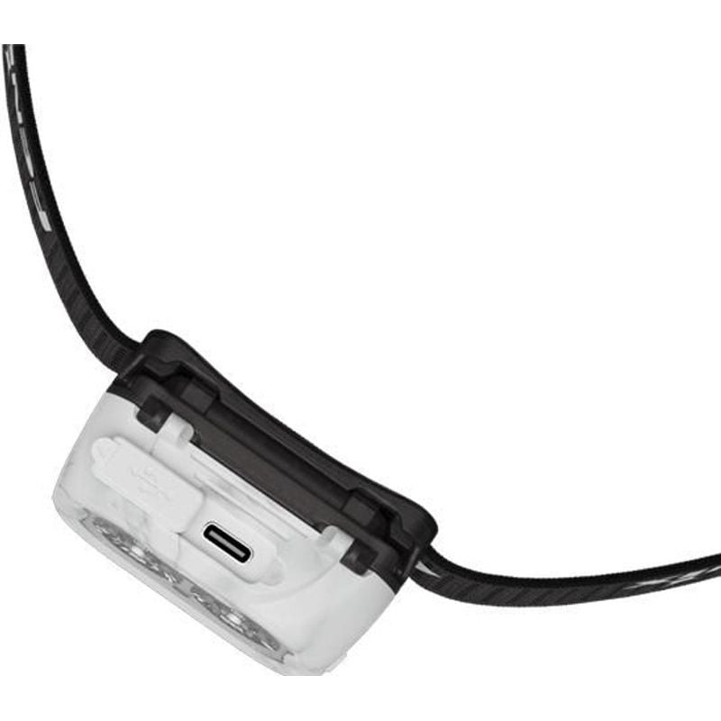 Lampe frontale Fenix HL18R-T V2.0 avec bandeau réglable et batterie rechargeable.