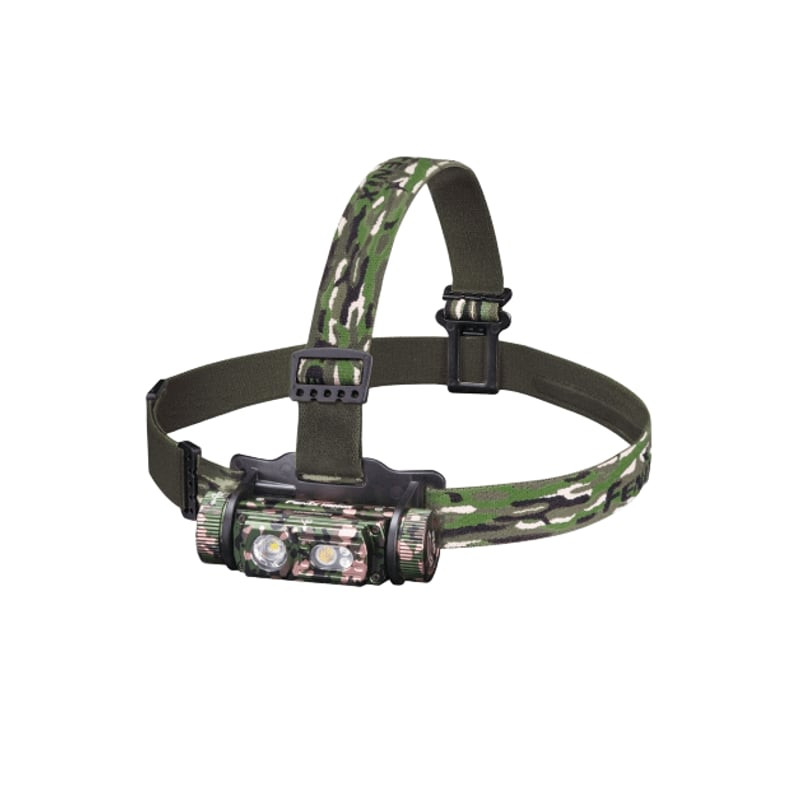Lampe frontale rechargeable Fenix HM60R C Édition Limitée CAMO avec motif camouflage, trois sources 
