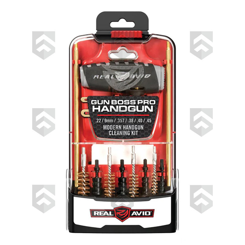 Kit de nettoyage universel Gun Boss Pro Real Avid pour armes de poing