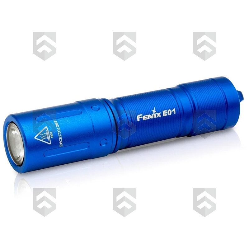Mini Lampe Porte-Clés E01BL V2.0 Fenix 100 Lumens Bleu