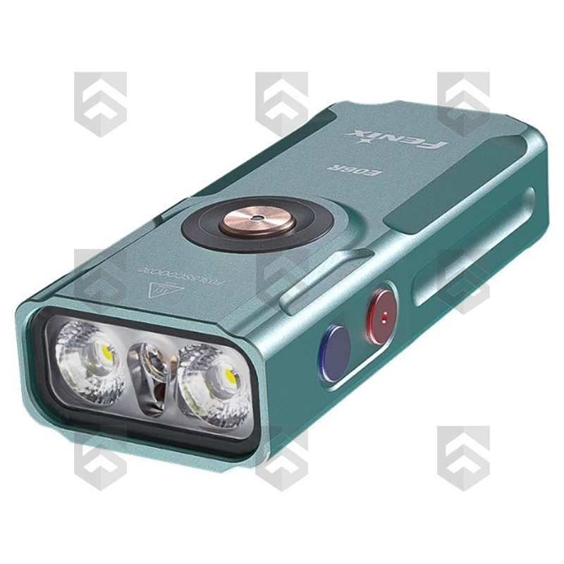 Lampe Porte-Clés Rechargeable 3 en 1 E06RT Fenix 700 Lumens Turquoise
