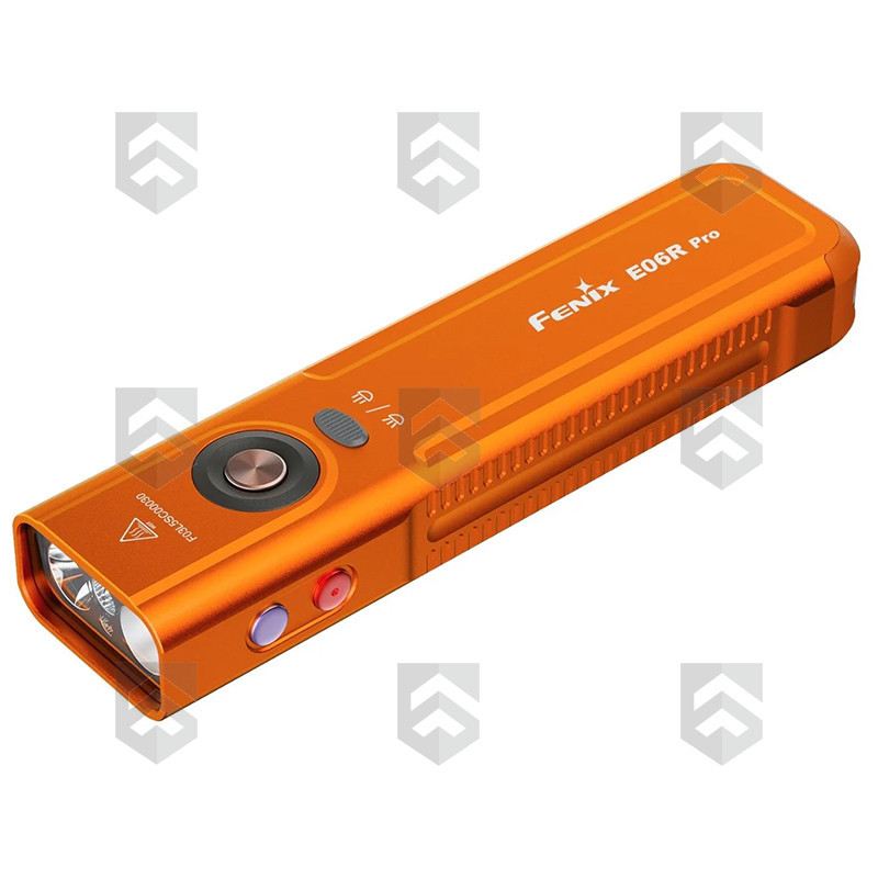 Lampe Torche Tri-Source Rechargeable E06R Pro Fenix 1600 Lumens Orange