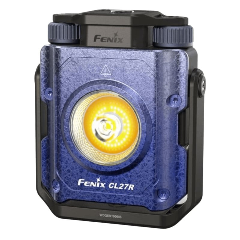 Lanterne LED rechargeable Fenix CL27R avec poignée rotative, base magnétique et double faisceau lumi