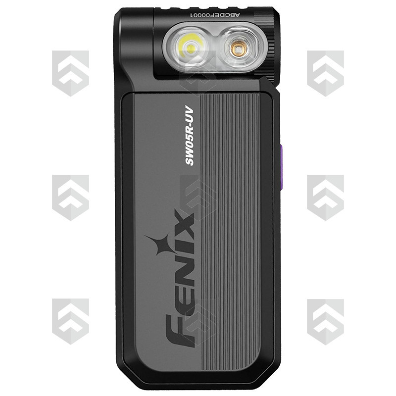 Lampe à Clip Rechargeable avec Tête Orientable UV SW05R Fenix 150 Lumens