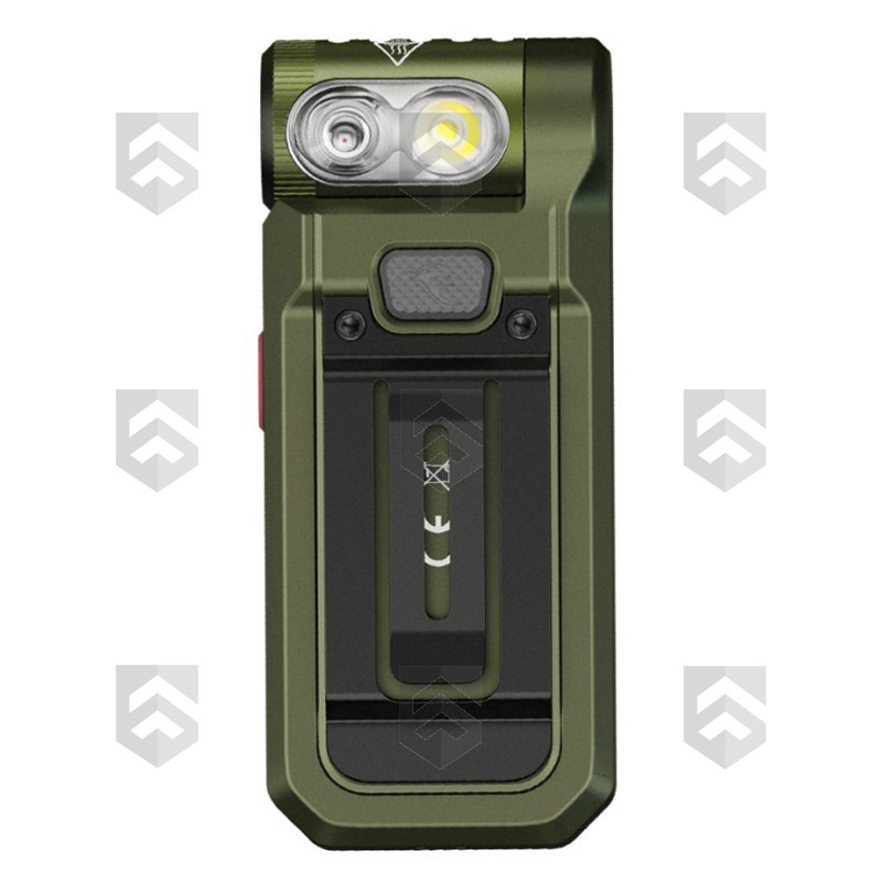 Lampe à Clip Rechargeable avec Tête Orientable UV SW05RSG Fenix 150 Lumens