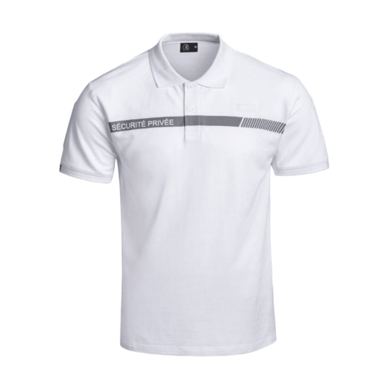 Détail du velcro de bras sur le polo de sécurité SÉCU-ONE A10 Equipment compatible avec le porte-car