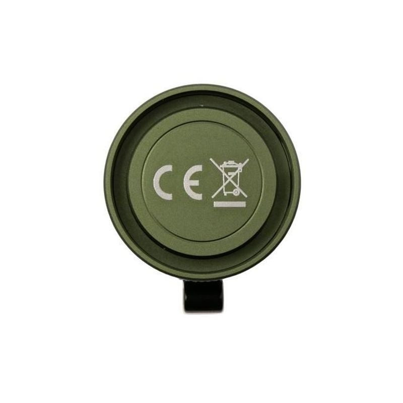 Détail du capuchon magnétique de la lampe torche Fenix C7 Green pour fixation sur surfaces métalliqu