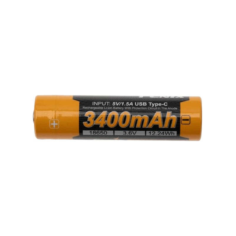 Vue de face de la batterie Fenix ARB-L18-3400U V3.0 montrant le port USB-C et la borne positive.