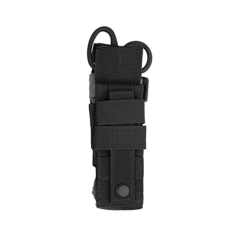 Gros plan de la pochette tactique Mil-Tec 1991845 avec sangles MOLLE et compartiment principal.