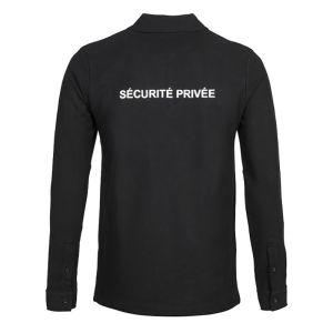 Chemise F1 coton Sécurité Privée Cityguard Noire
