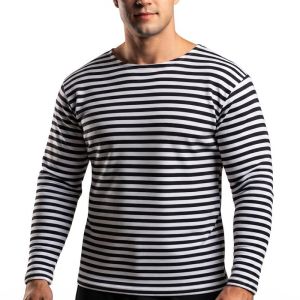 T-shirt ML Marinière MFH Modèle Hiver