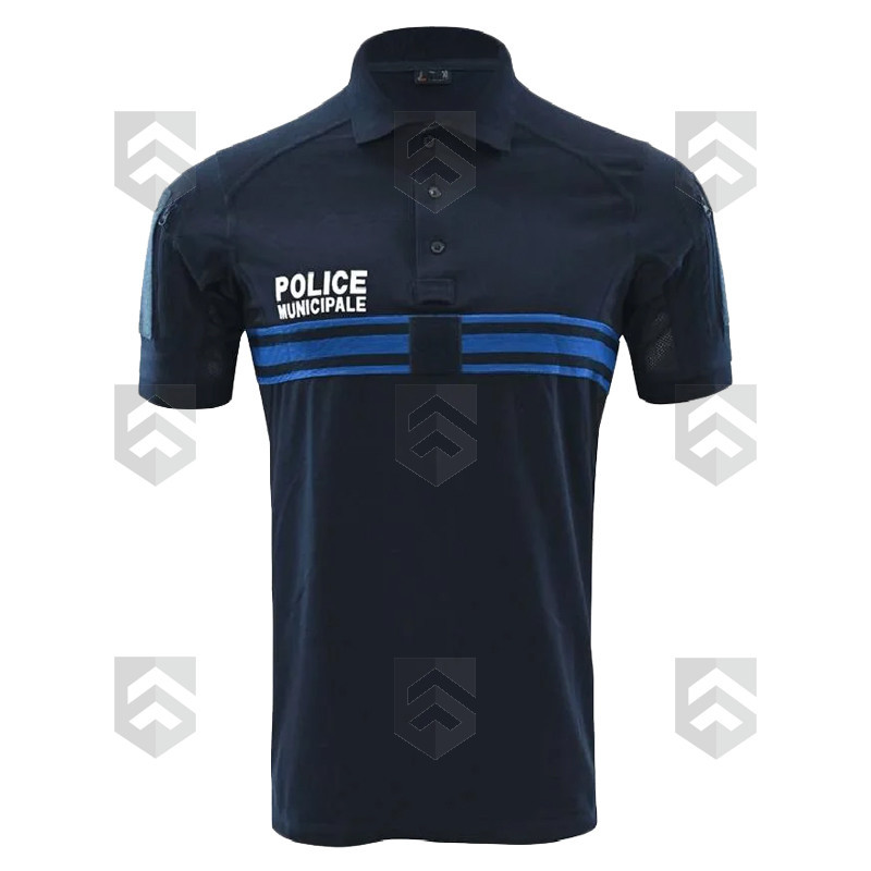 Polo Police Municipale Operator ADN Tactical Bleu Marine